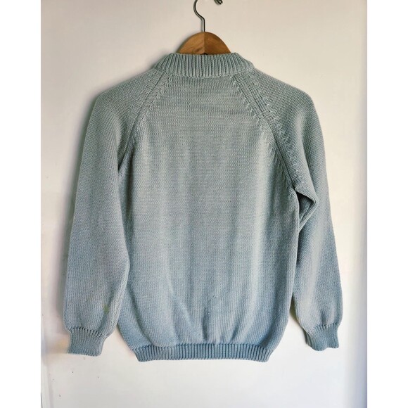 1950s Cable Knit Wool Sweater: Vintage Obermeyer Ski, Made in Italy - Picture 13 of 13